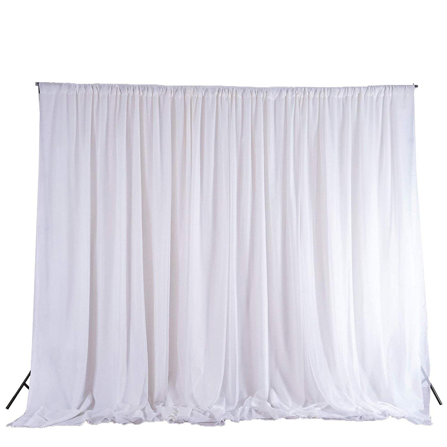 Pipe and Draping - White